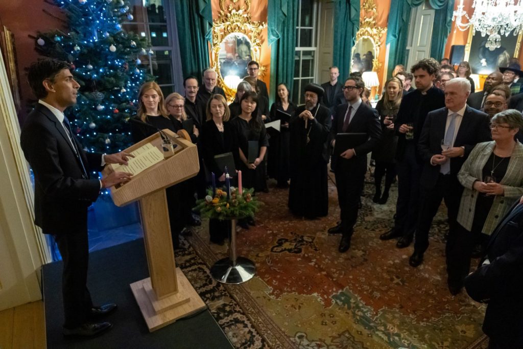 Religious leaders and representatives from Christian communities in Downing Street