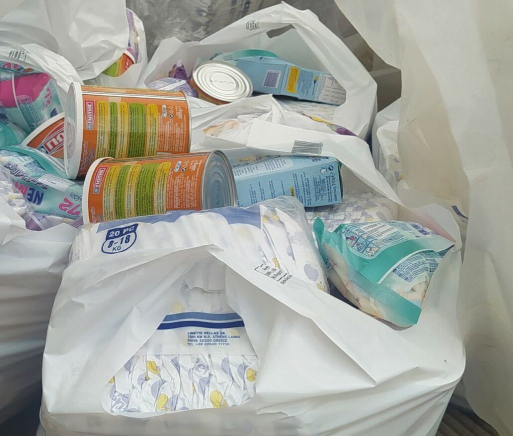 Διανομή βρεφικών πακέτων υποστήριξης από τον Γενικό Διευθυντή της “Αποστολής”