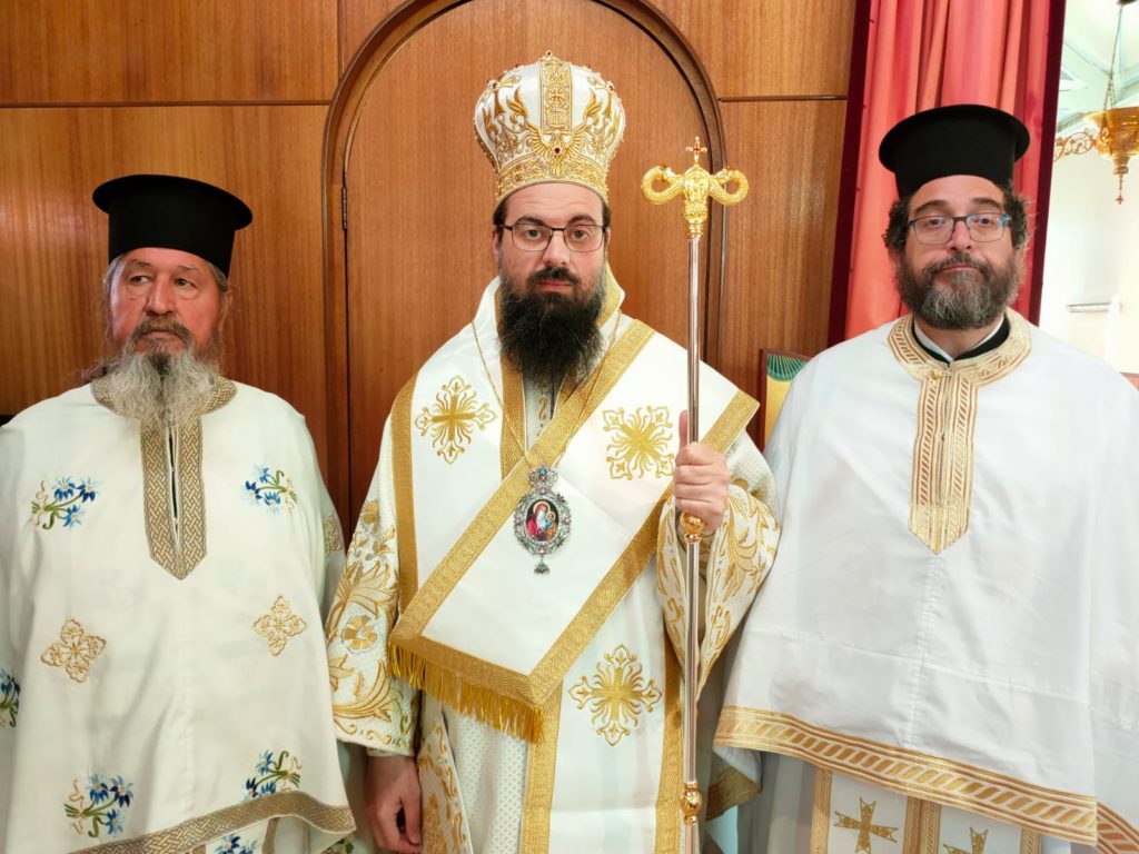His Grace Bishop Evmenios of Kerasounta in the regional town of Ballarat, Victoria