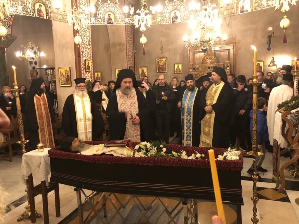 Νεκρώσιμος Ακολουθία του ιερομονάχου Αναστασίου από το κελλί του Διονυσίου του εκ Φουρνά