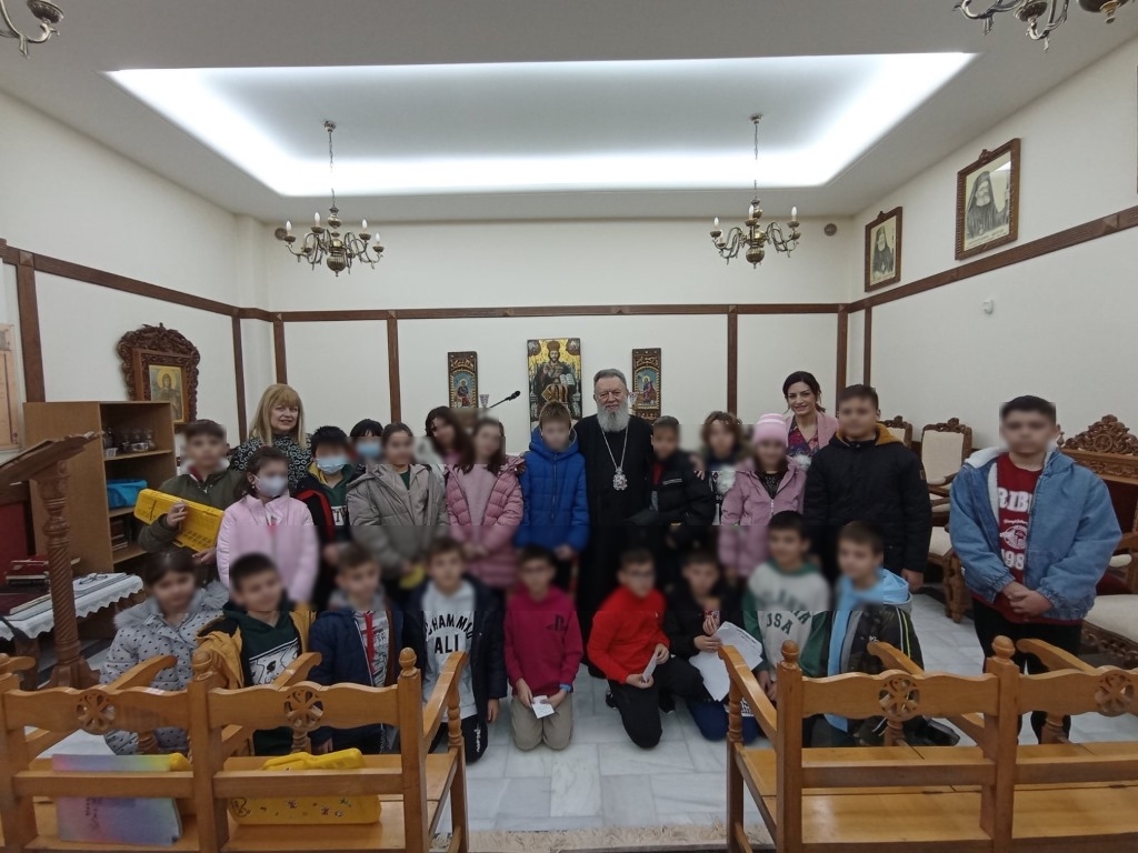 Συναντήσεις του Μητροπολίτη Χαλκίδος με μαθητές