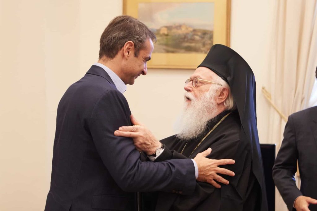 Mitsotakis to Archbishop Anastasios of Albania – “You are an outcast of the Greek minority”