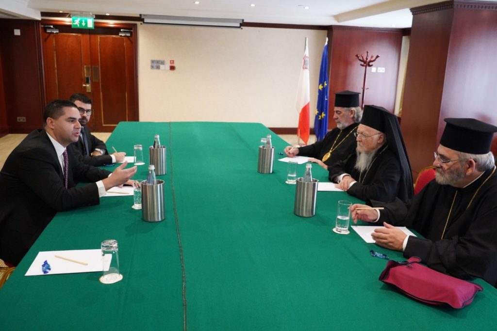 Archbishop Nikitas Accompanies Ecumenical Patriarch Bartholomew to Malta