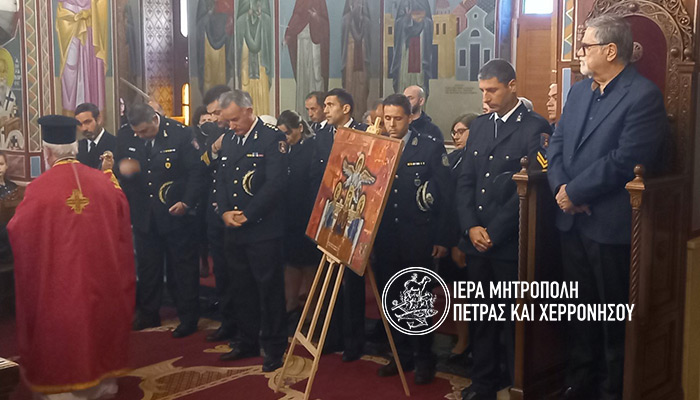 Ο Μητροπολίτης Πέτρας στην εορτή της Πυροσβεστικής Υπηρεσίας στην πόλη του Αγίου Νικολάου