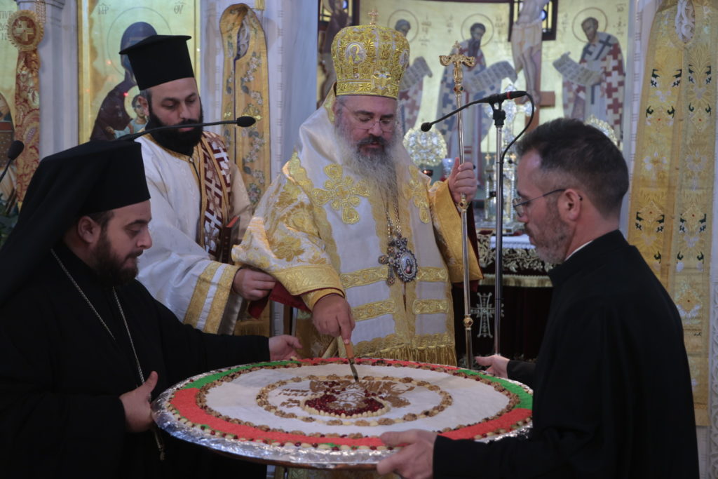 Ο Μητροπολίτης Λαγκαδά Πλάτων στην πανήγυρη του Αγίου Σπυρίδωνα Τριανδρίας