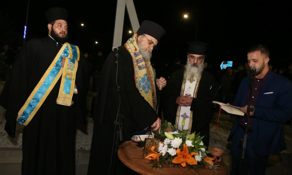Ο Μητροπολίτης Ταμασού σε τελετή μετονομασίας λεωφόρου προς τιμήν του Δημήτρη Χριστόφια