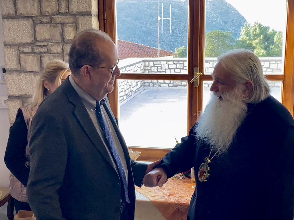 Συνάντηση του Μητροπολίτη Αργολίδος με τον Περιφερειάρχη Πελοποννήσου