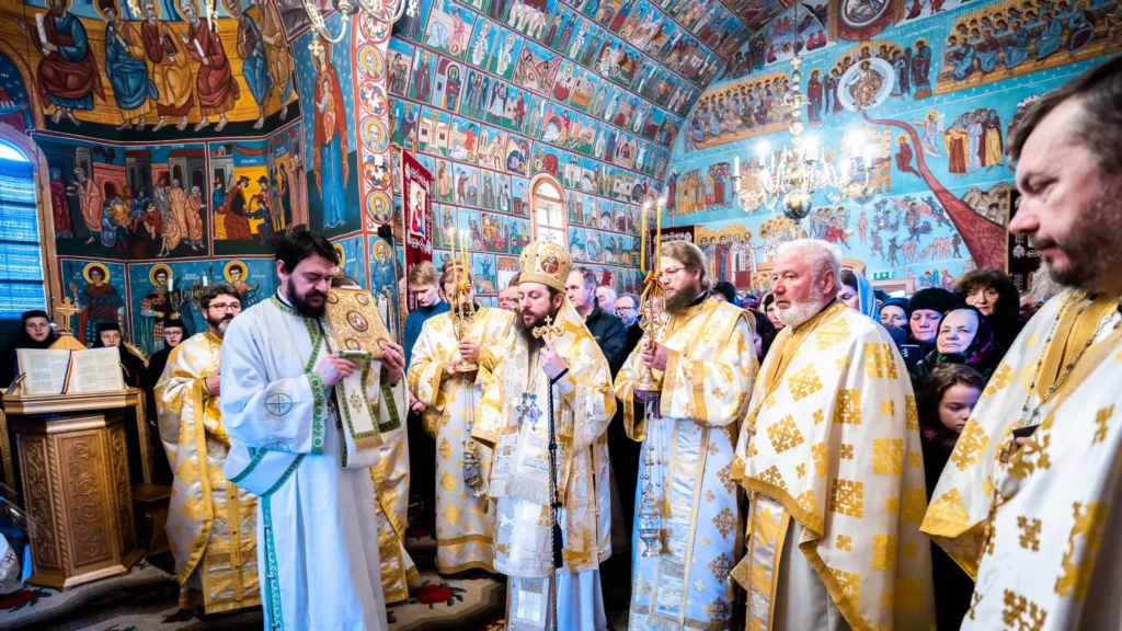 Paraclisul Mănăstirii Voroneț și-a serbat duminică ocrotitorul, pe Sf. Daniil Sihastrul