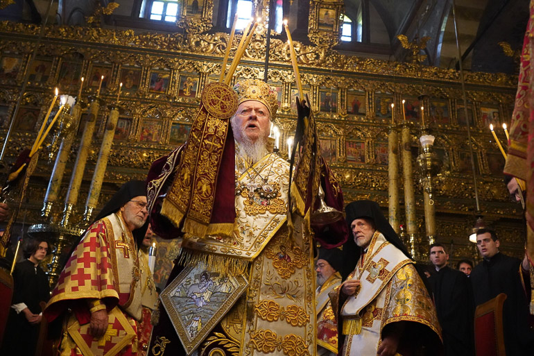 Φωτογραφίες από τη Χριστουγεννιάτικη Θεία Λειτουργία στο Φανάρι