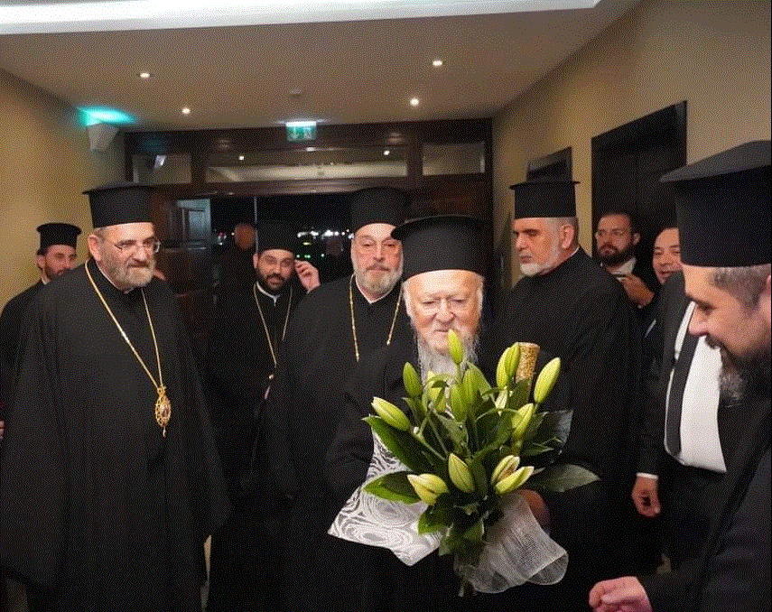 خلال وصول ابينا صاحب القداسة الى مالطا