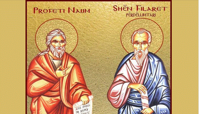Profeti Naum. Oshënar Filaret Përdëllimtari. Theokliti i Lakedhemonisë, çudibërësi. Eligiusi i Nojonit.