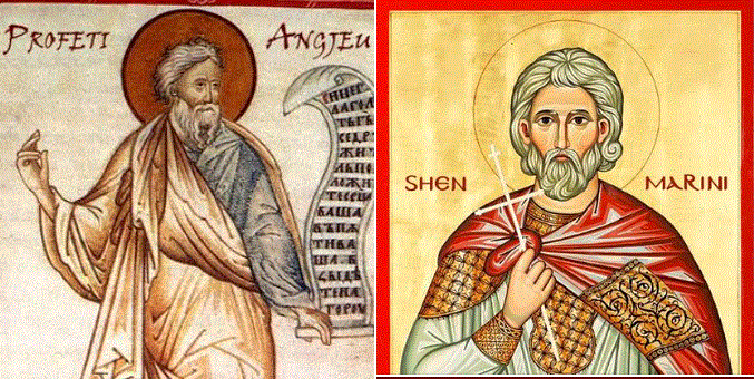 Profeti Agjeu. Oshënar Modesti i Jerusalemit. Dëshmor Marini, senator. Mbretëresha Theofanó.