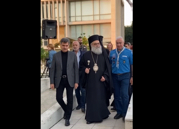 وراق حفل تشجير 1000 شجرة صنوبر في حرم جامعة البلمند فر