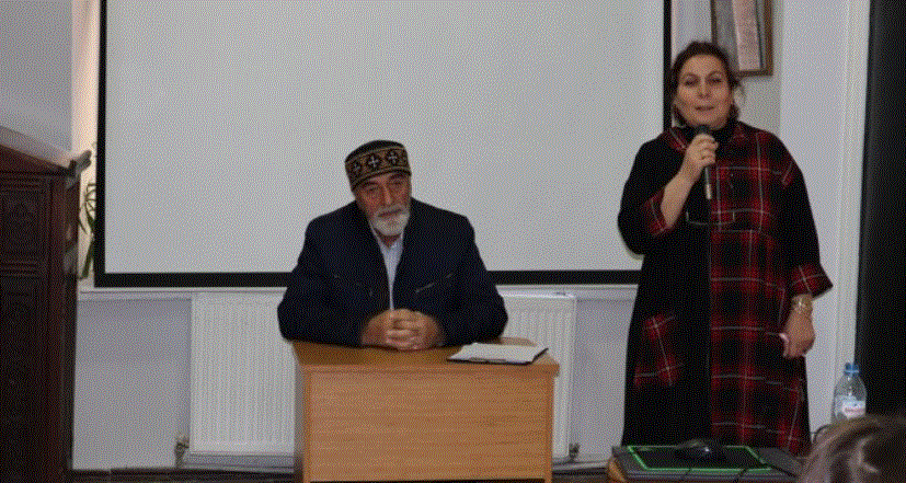 შეხვედრა პოეტ ტარიელ ხარხელაურთან