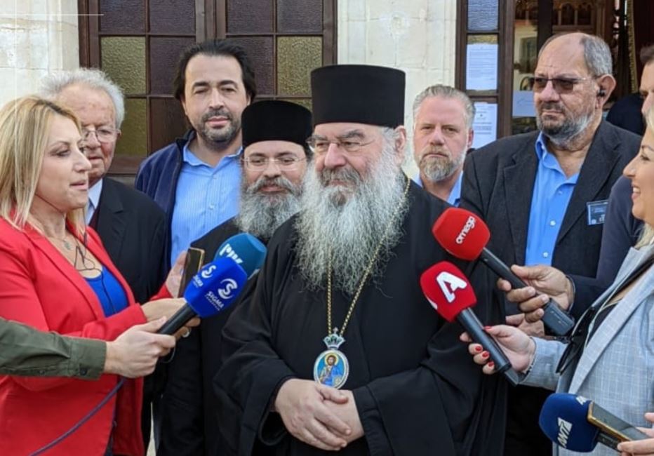 Ψήφισε ο Μητροπολίτης Λεμεσού – “Δεν έχω κανένα άγχος” δήλωσε
