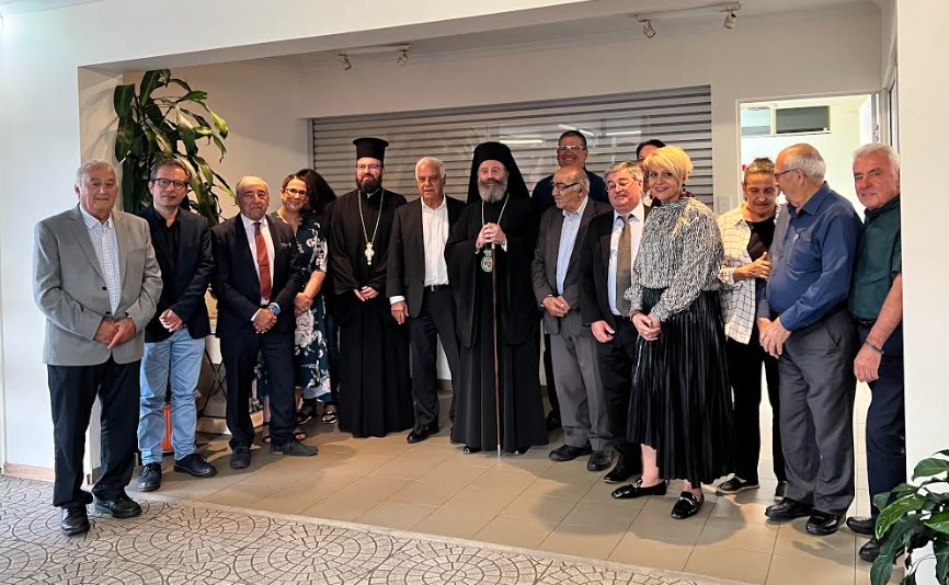 Ιστορική επίσκεψη του Αρχιεπισκόπου Αυστραλίας στην Ελληνική Ορθόδοξη Κοινότητα ΝΝΟ