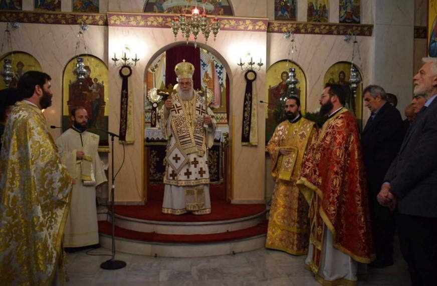 Ο Μητροπολίτης Ιλίου στον Άγιο Σπυρίδωνα Καματερού