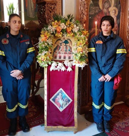 Η Σάμος τίμησε τους Προστάτες του Πυροσβεστικού Σώματος στον Ιερό Ναό Αγίου Χαραλάμπους