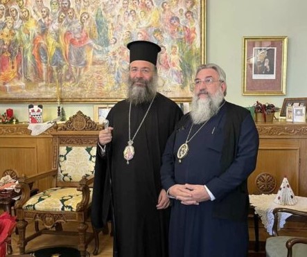 Ο Μητροπολίτης Ρεθύμνης υποδέχθηκε τον Αρχιεπίσκοπος Κρήτης
