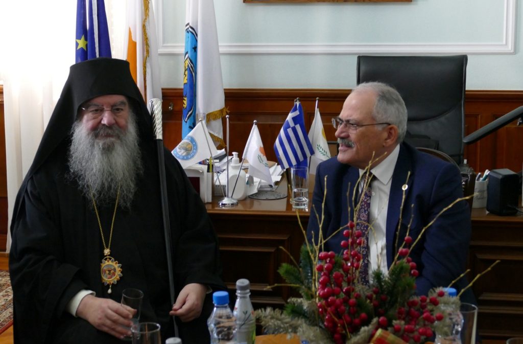 Ο Δήμαρχος Λεμεσού εξέφρασε την αγάπη όλων προς “τον λαοπρόβλητο Ιεράρχη της Εκκλησίας της Κύπρου”
