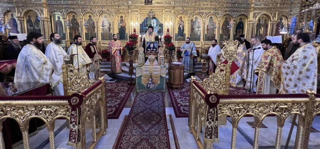 Εξήρε το ήθος και την πνευματικότητα του προκατόχου του ο Λαρίσης Ιερώνυμος