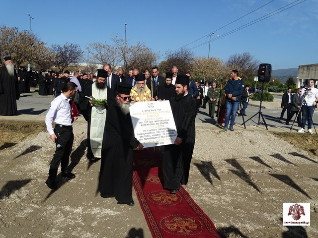 Θεμελιώθηκε το πρώτο “σπίτι” του Αγίου Ανανία Λαμπάρδη στη Σπάρτη – Συγκίνηση και αναφορές στις θυσίες του κλήρου στην Επανάσταση του 1821