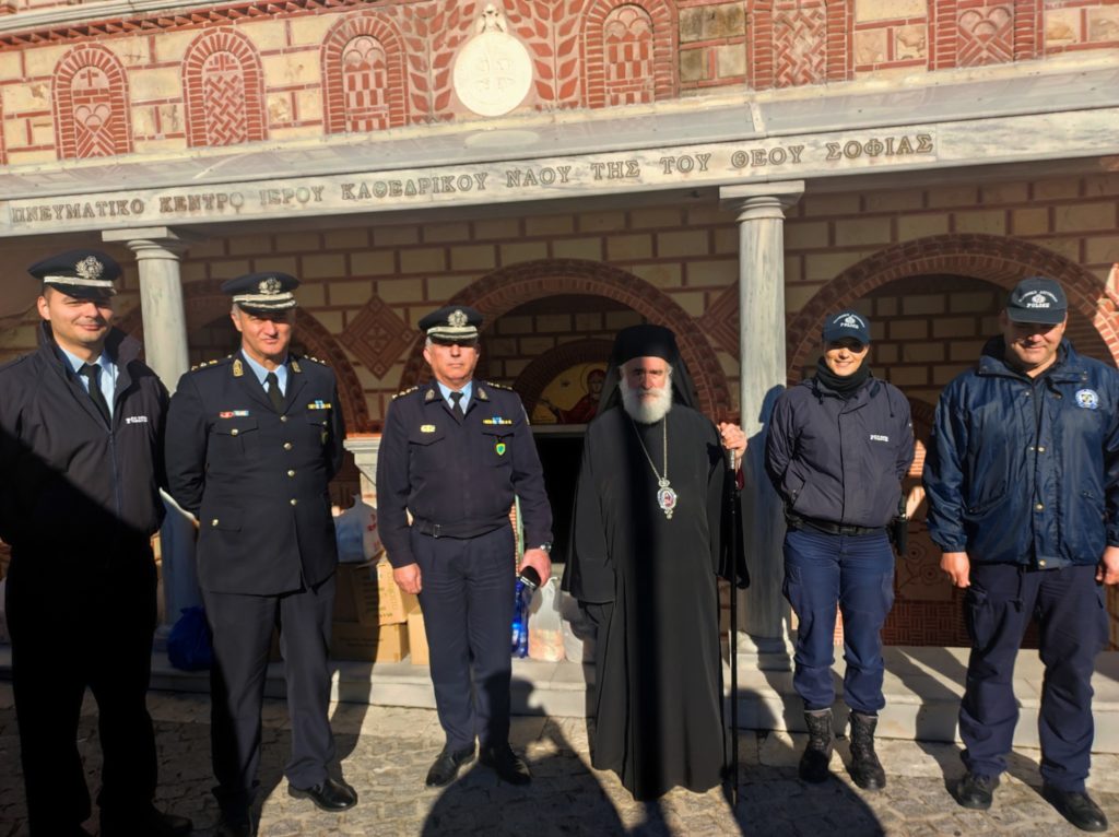 Έμπρακτη στήριξη στην τοπική Εκκλησία από την Αστυνομία της Ξάνθης
