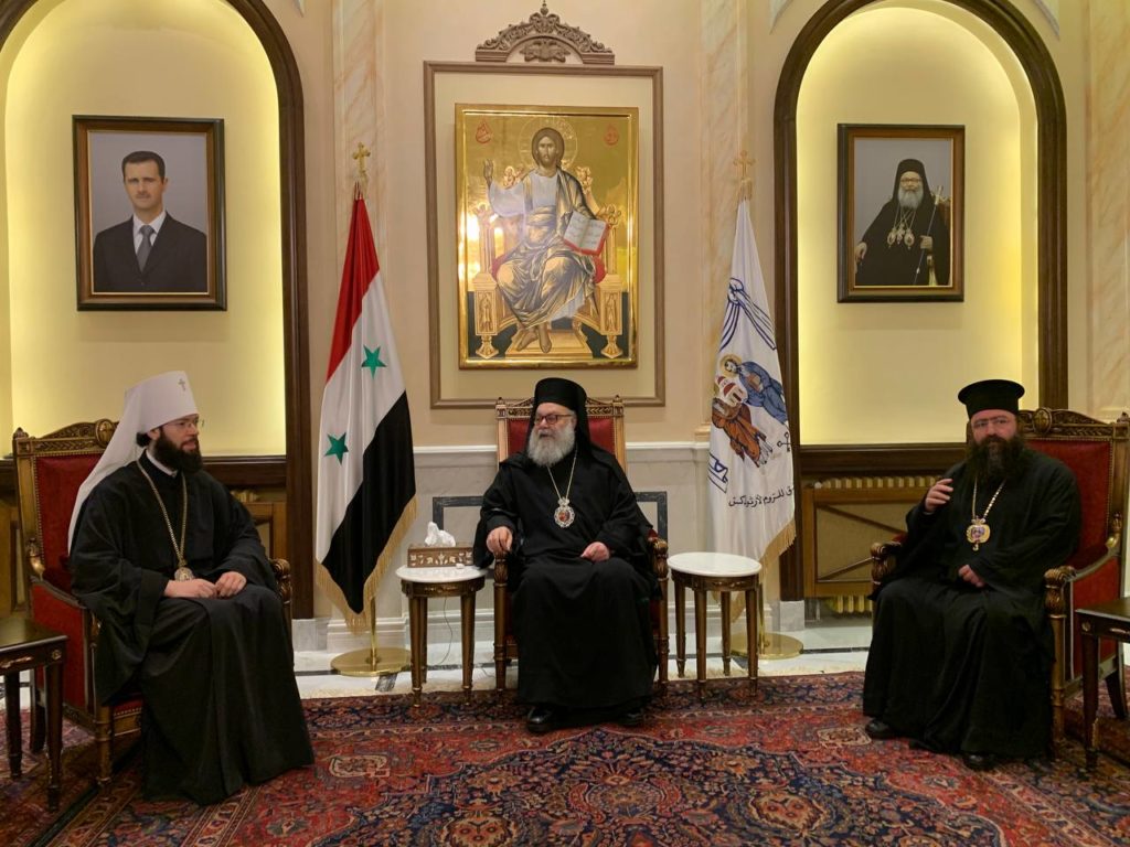 Состоялась встреча председателя ОВЦС с Патриархом Антиохийским Иоанном X