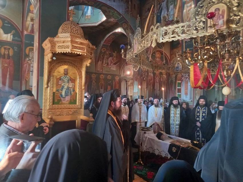 Εξόδιος Ακολουθία Καθηγουμένου της Μονής Παναγίας Γαλακτοτροφούσης Μεγάρων