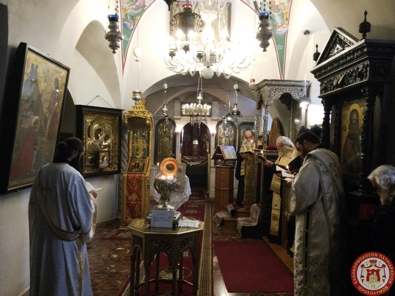 Το Ιερό Ευχέλαιο στο Πατριαρχείο Ιεροσολύμων (VIDEO)