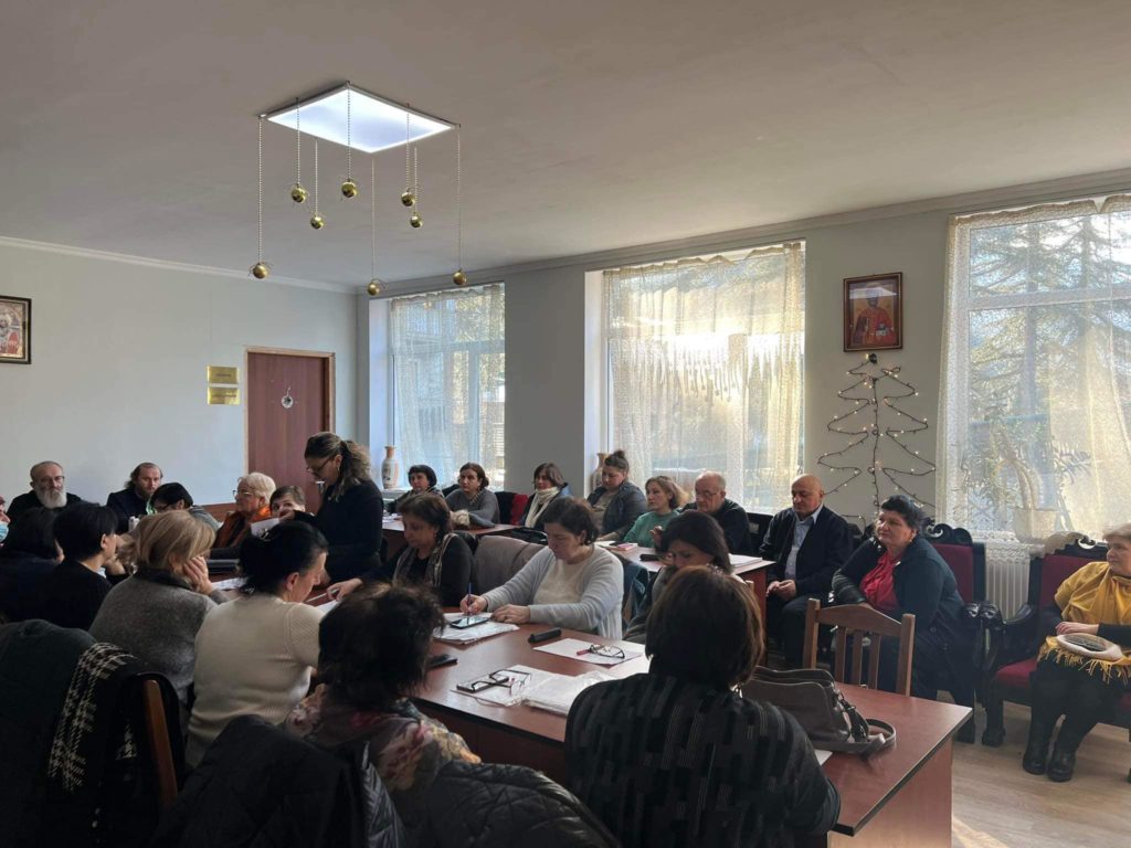 იანვარს ხარაგაულის წმინდა ანდრია პირველწოდებულის სახელობის გიმნაზიაში ჩატარდა პედაგოგიური საბჭო