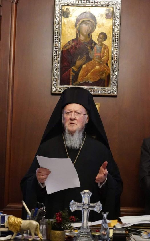 قداسة البطريرك المسكوني عن الراحل البابا بنديكتوس السادس عشر