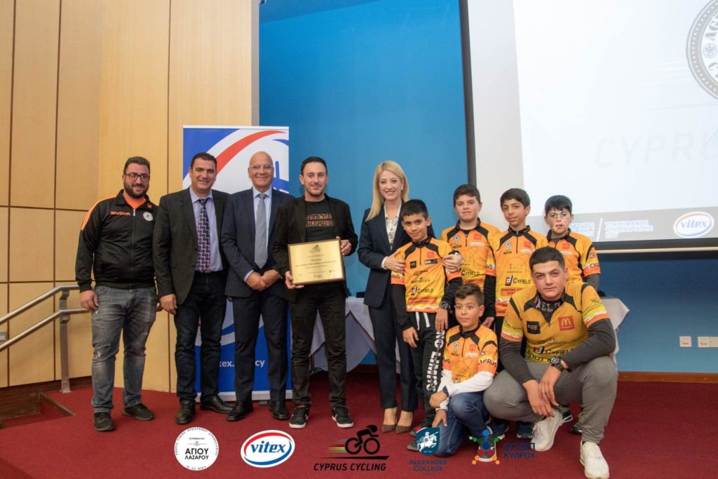 Βραβείο καλύτερης σχολής ποδηλασίας στον όμιλο «Άγιος Μνάσων» της Ι.Μ. Ταμασού και Ορεινής