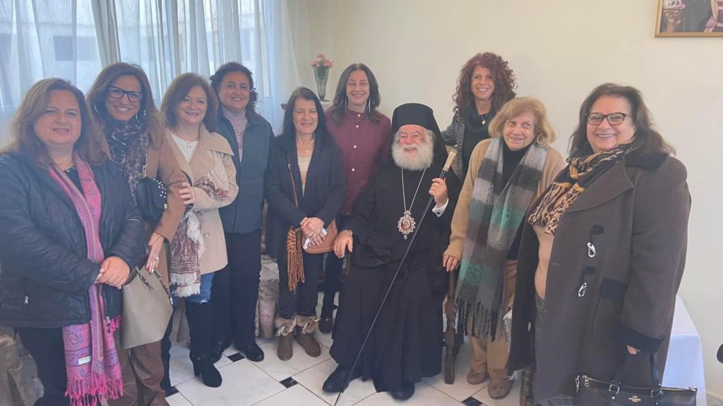 إحتفل البابا ثيودروس مع مجلس رعية الكنيسة وشعبها بعيد القديس، وقام بتبريك وتقطيع كعكة الـ Vasilopita