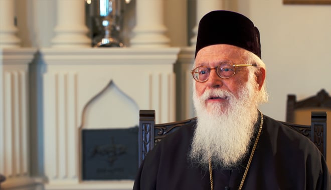 Αφιέρωμα της Pemptousia ΤV στον Αρχιεπίσκοπο Αλβανίας Αναστάσιο