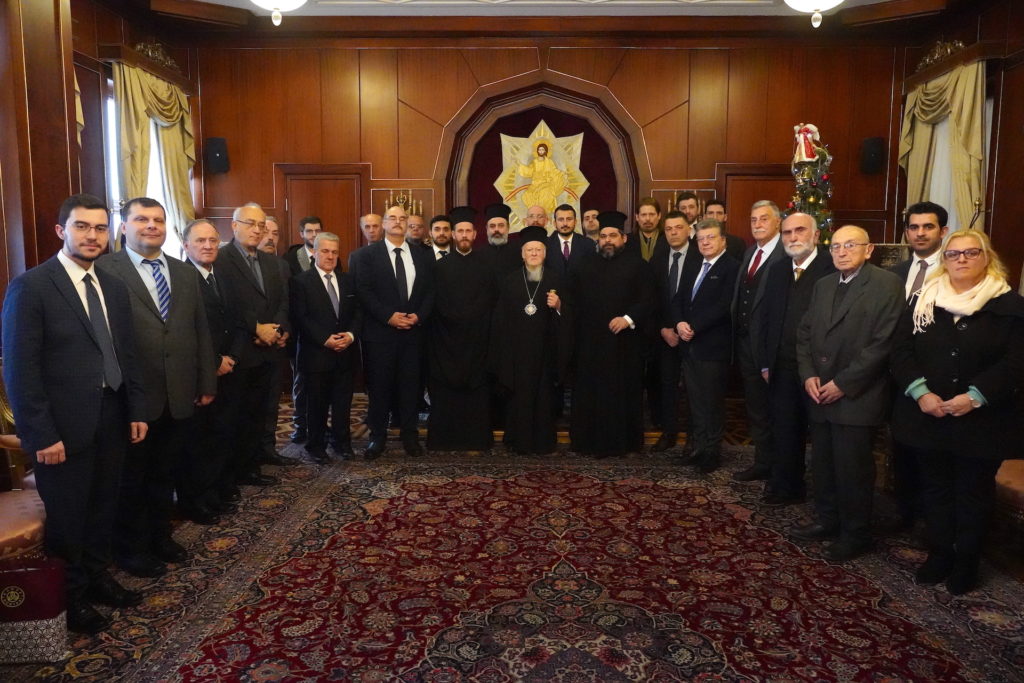 Ecumenical Patriarch Bartholomew receives chanters of Constantinople at annual reception