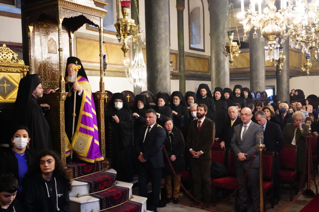 Memory of Three Hierarchs commemorated at Patriarchal Cathedral of St. George in Constantinople