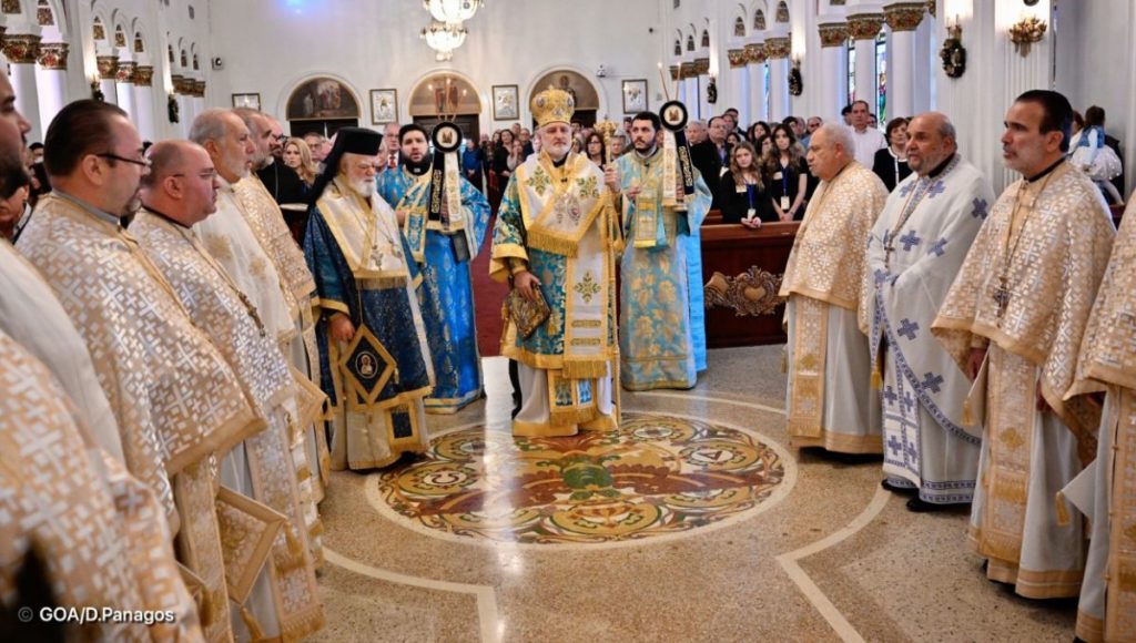 HOMILY – By His Eminence Archbishop Elpidophoros of America At the Divine Liturgy on the Feast of Theophany Saint Nicholas Greek Orthodox Church
