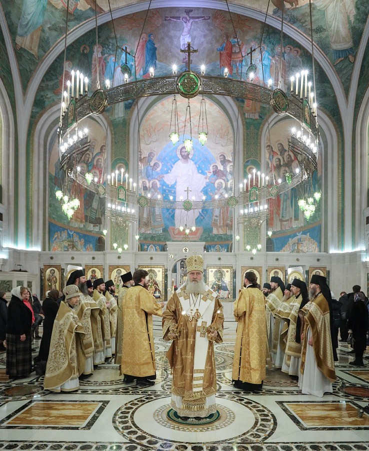 Председатель Синодального отдела по монастырям и монашеству передал Патриаршее поздравление наместнику Сретенского монастыря игумену Иоанну (Лудищеву) с 20-летием монашеского пострига