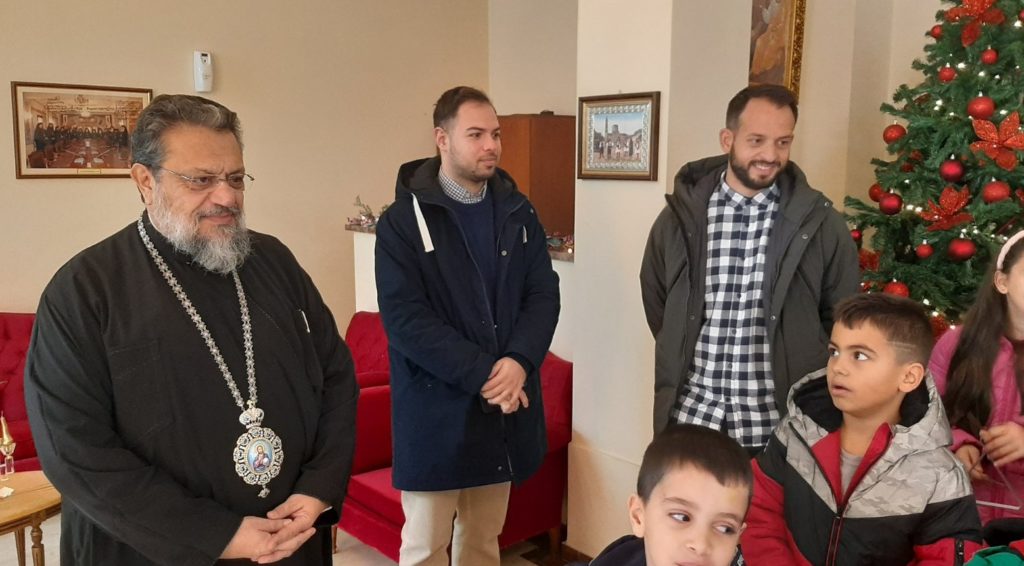 Κάλαντα Θεοφανείων  στον Μητροπολίτη Μεσσηνίας