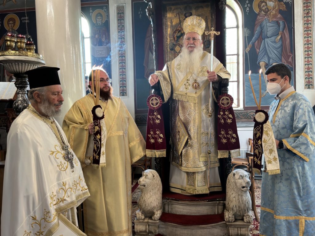 Δοξολογία για το νέο έτος στον Μητροπολιτικό Ναό Κοιμήσεως Θεοτόκου Θηβών