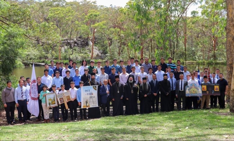 Archbishop Makarios of Australia at the Greek Orthodox Christian Society of Sydney Boy’s Summer Camp