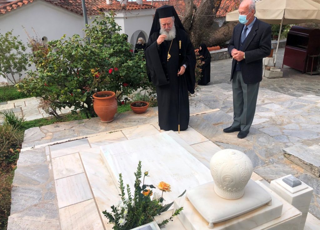 Ο Μητροπολίτης Χαλκίδος στην Ιερά Μονή Αγίου Νικολάου Άνω Βάθειας