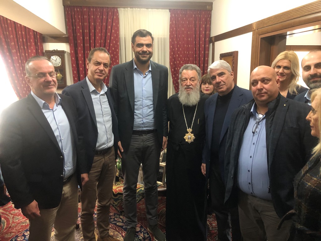 Στον Μητροπολίτη Χαλκίδος ο Γραμματέας της Πολιτικής Επιτροπής της Ν.Δ.