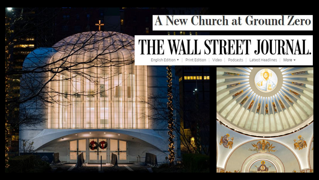 Ύμνος της Wall Street Journal για τον Άγιο Νικόλαο στο Σημείο Μηδέν
