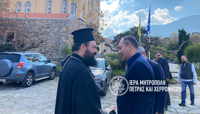 Επίσκεψη του Υπουργού Ναυτιλίας στον Μητροπολίτη Πέτρας και Χερρονήσου κ. Γεράσιμο