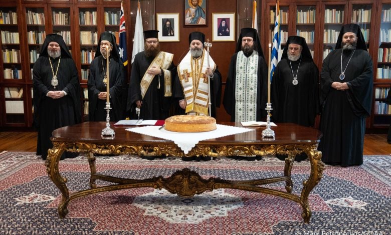 New Year’s Day and the cutting of the Vasilopita at the Holy Archdiocese of Australia