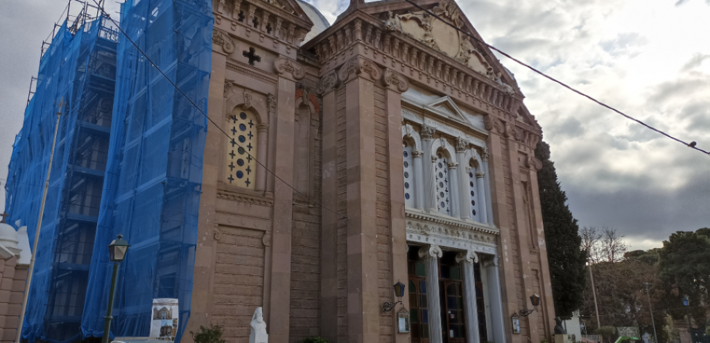 Εργασίες αποκατάστασης στο ναό-σύμβολο της Μυτιλήνης