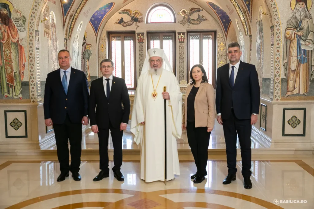 Părintele Patriarh Daniel a primit vizita domnului Igor Grosu, Președintele Parlamentului Republicii Moldova