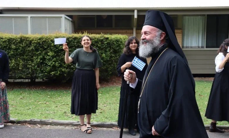 Archbishop Makarios of Australia visits Greek Orthodox Christian Society’s Girls Summer Camp